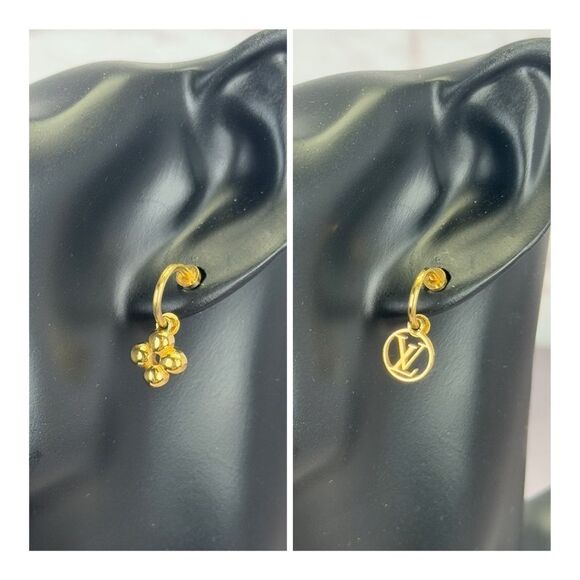 Louis Vuitton Blooming Charm Dangle Earrings - Picture 1 of 10